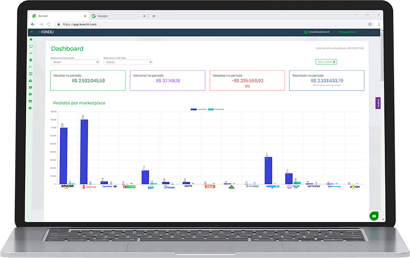 Koncili | Conciliação Financeira com Marketplaces