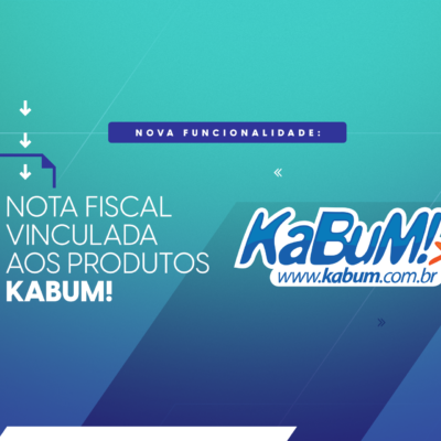 Imagem Com A Frase "nota Fiscal Vinculada Aos Produtos KaBum!", Com A Logo Da Marca.